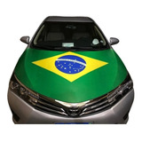 Bandeira Do Brasil Oficial Top Para Capô De Carro 110x150cm