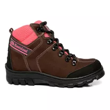 Bota Adventure Bootsland Trilha Feminina Couro Lançamento!