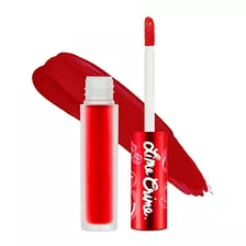 Velvetines Lápiz Labial Líquido Mate, Terciopelo Rojo (rojo 