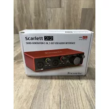 Nuevo Focusrite Scarlett 2i2 2 En X 2 A Interfaz De Audio 