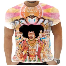 Camiseta Camisa Fc 6643 Jimi Hendrix Rei Guitarra Blusa Ç12