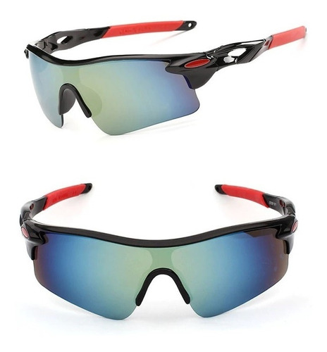 Óculos De Ciclismo Esportivo Espelhado Proteção Uv 400 Bike