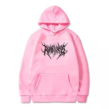 Blusa De Frio Moletom Escrita Gótica Punk Harukuju Goth Rock