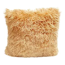 Funda De Almohadón Peluche Pelo Corto 40x40