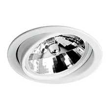 Kit 6x Spot Redondo Ar111 Branco C/ Lampada 12w Led 3000k