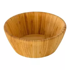 Bowls Ensaladeras De Bambu (25 Cms) X 1 Unidad Color Marrón