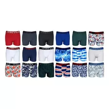 Cuecas Boxer Estampadas Combo Com 10 Peças G1/g2/g3 C/ Forro