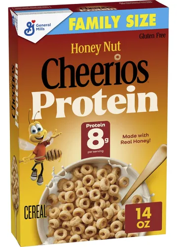 Cereal Cheerios Proteína 425g Sem Glúten  Tamanho Família