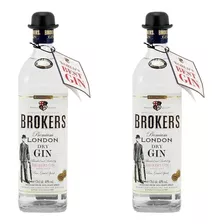 Gin Brokers 750ml Ginebra London Dry Botella Pack X 2