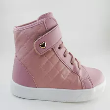 Tênis Infantil Feminino Menina Sneakers Cano Alto
