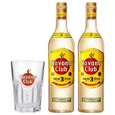 Ron Cubano Havana Club Añejo 3 Años X2 + Vaso -01mercado