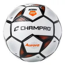 Champro Aurora Balón De Fútbol Termoadherido, Negro, Nar. Color Negro, Anaranjado