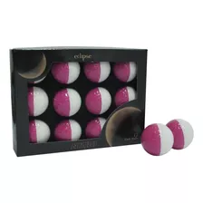 Pelotas Bolas De Golf Nitro Eclipse 12 Uni Blanco/fucsia