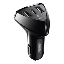 Carregador Veicular Remax 35w Pd Type-c Qc3.0 Usb Turbo Top Cor Preto