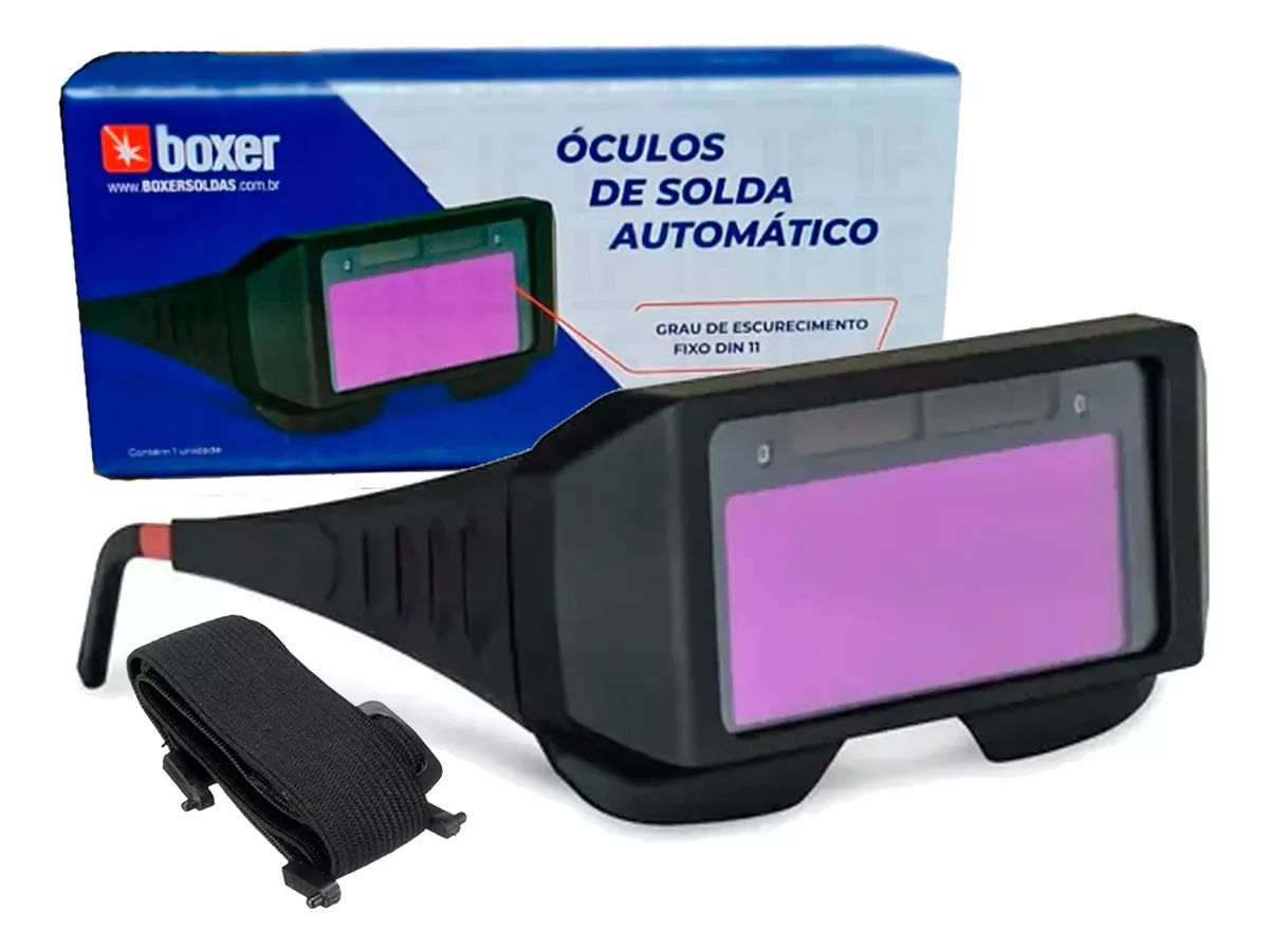 Óculos De Solda P/ Soldador C/ Escurecimento Automático Boxe