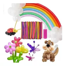 Pack 40 Globos Largos Globoflexia + Bombin