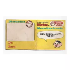 Figurinha N16 Elma Chips Dicas De Verão Turma Da Mônica 1989