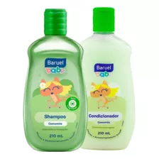  Kit Shampoo E Condicionador Baby Baruel Camomila 210ml