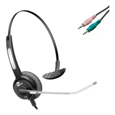 Headset Monoauricular Htu 310 P2 Top Use Com Tubo De Voz