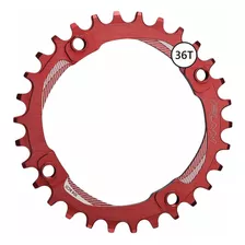 Funn Solo Narrow Wide Chain Ring Bcd 104mm (34t Red)