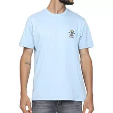 Camiseta Rip Curl New Search Essential Masculina Azul Claro