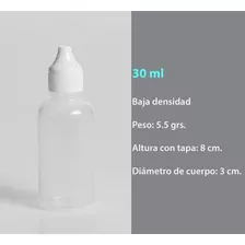 Envase De Plastico Gotero 30 Ml Polietileno Paquete 250 Pzas