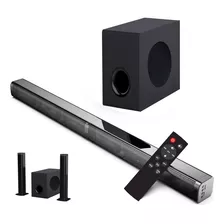 Barra De Sonido Con Subwoofer 2.1 Home Theater Sonido Steren