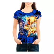 Camiseta Babylook Feminina Naruto Uzumaki - Mn02