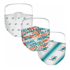 Cubrebocas Delfines De Miami Dolphins, Producto Oficial Nfl