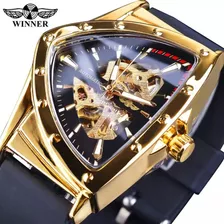 Automatic Mechanico Watch With Triangular Sphere For Man