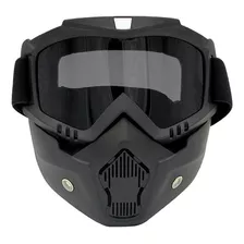 Careta Modular Para Casco Open Face, Cafe Racer, Harley