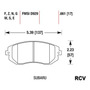 Balatas Disco  Delantera Para Subaru Baja   2003