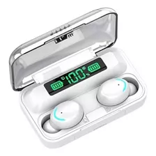 Audífonos In-ear Inalámbricos Shenzhen Yihaotong Bluetooth F9-5 Blanco Con Luz Led