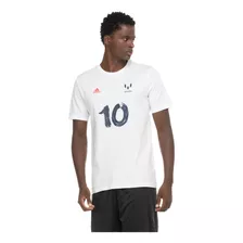 Camiseta Do Messi Masculina adidas Manga Curta Grafica Cny