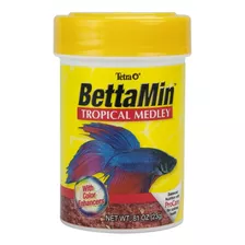 Tetra Alimento Bettamin Flakes 23 Gr 0.81 Oz Acuario Peces Pecera Color Crecimiento Desarrollo