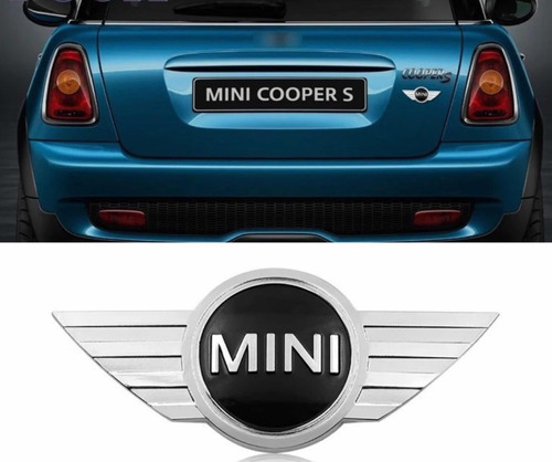 Emblema Mini Cooper Parrilla  Metlico Brillo Foto 6