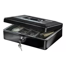 Caja De Dinero Con Bandeja Para Efectivo Y Cerradura, 6.4 Cm