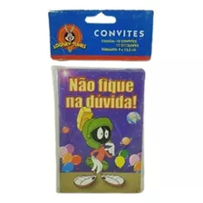 Convites Para Festas - Coleção Personagens Looney Tunes