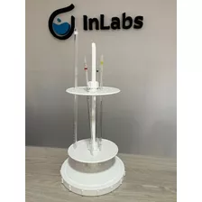 Soporte Circular Para 28 Pipetas Con Altura Regulable