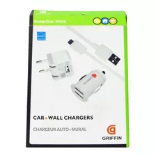 Cargador V8 Android Griffin 5v 1a 3 En 1