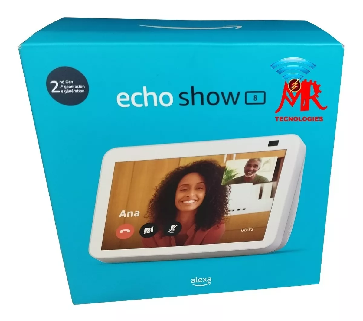 Echo Show 8 Amazon Alexa (2da Generación) Pantalla Hd 13mp