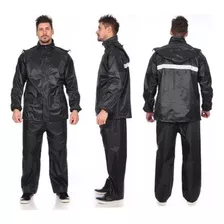 Conjunto Pilot De Lluvia Con Reflectivo + Sobre Impermeable