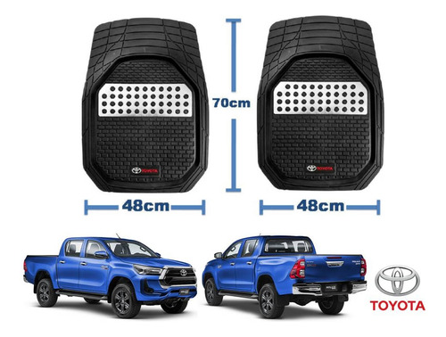 Tapetes 3d Logo Toyota + Cubre Volante Tacoma 2022 A 2025 Foto 4