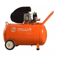 Compresor De Aire Eléctrico Niwa Anw-2.5/100 Monofásico 100l 2.5hp 220v 50hz Naranja