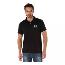 Kit 10 Camisas Polo Personalizada Bordado Com Sua Logo Preto