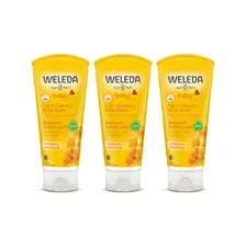 Kit 3 Shampoos E Body Wash De Calêndula 200 Ml -weleda