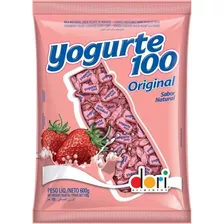 Bala Yogurte 100 Original Iogurte De Morango 600 G 