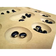 Jogo Mancala Em Madeira - Estojo - Oficina De Criação Mitra