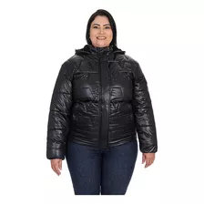 Jaqueta Feminina Plus Size Nylon Casaco Peluciada 0471e