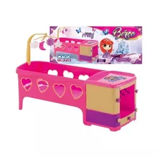 Berço Infantil Princesa Boneca - Reborn Meg Magic Toys Rosa